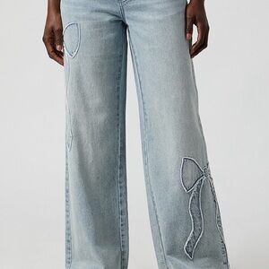 PacSun Bow Jeans in Light Indigo Sz 31